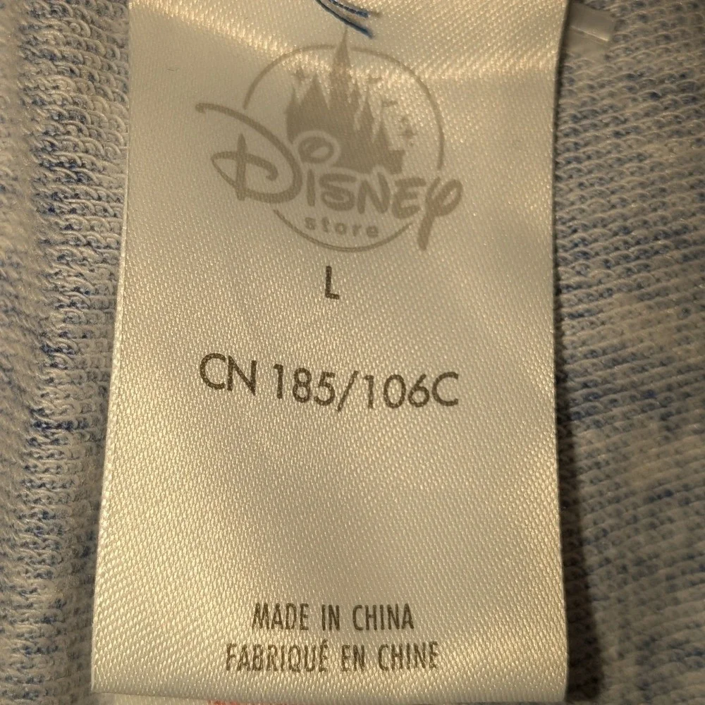Disney Store Mens Blue‎ Mickey Mouse Diamond Grid Pajama Pants Large Drawstring